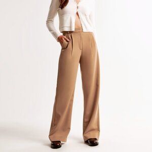 A&F Sloane Tailored Wide Leg Pant